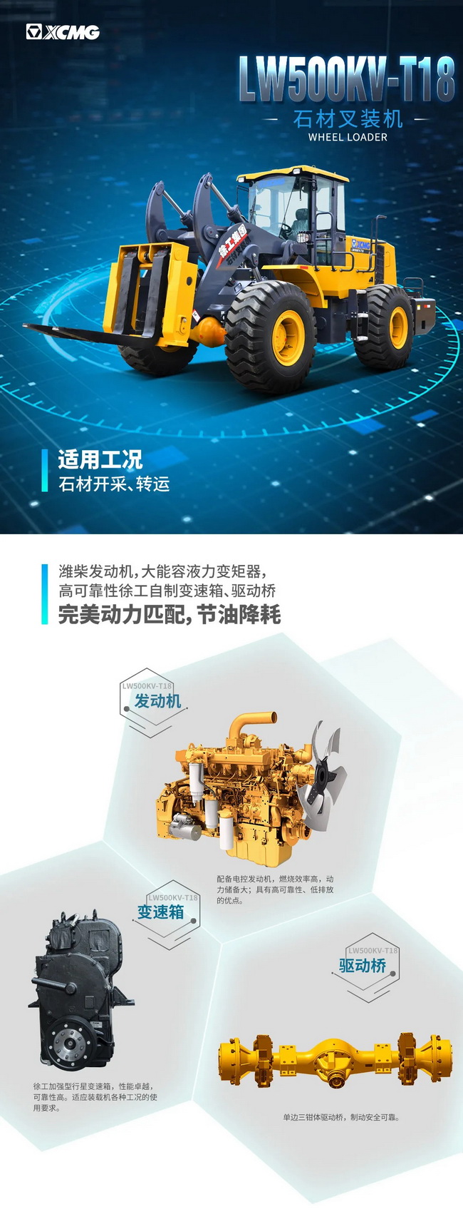 半岛平台LW500KV-T18石材叉装机