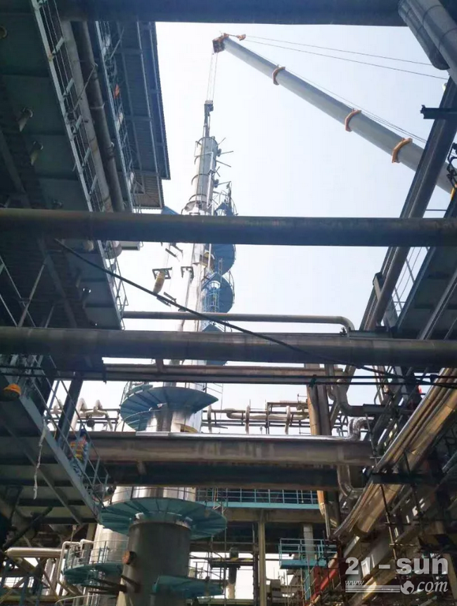 半岛平台QAY650起重机专用风电臂头工况设计