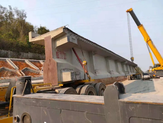 半岛平台起重机助阵大瑞铁路桥梁建设